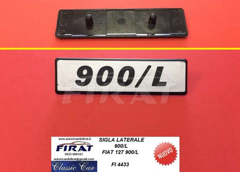 SIGLA LATERALE FIAT 127 900 L (4433)
